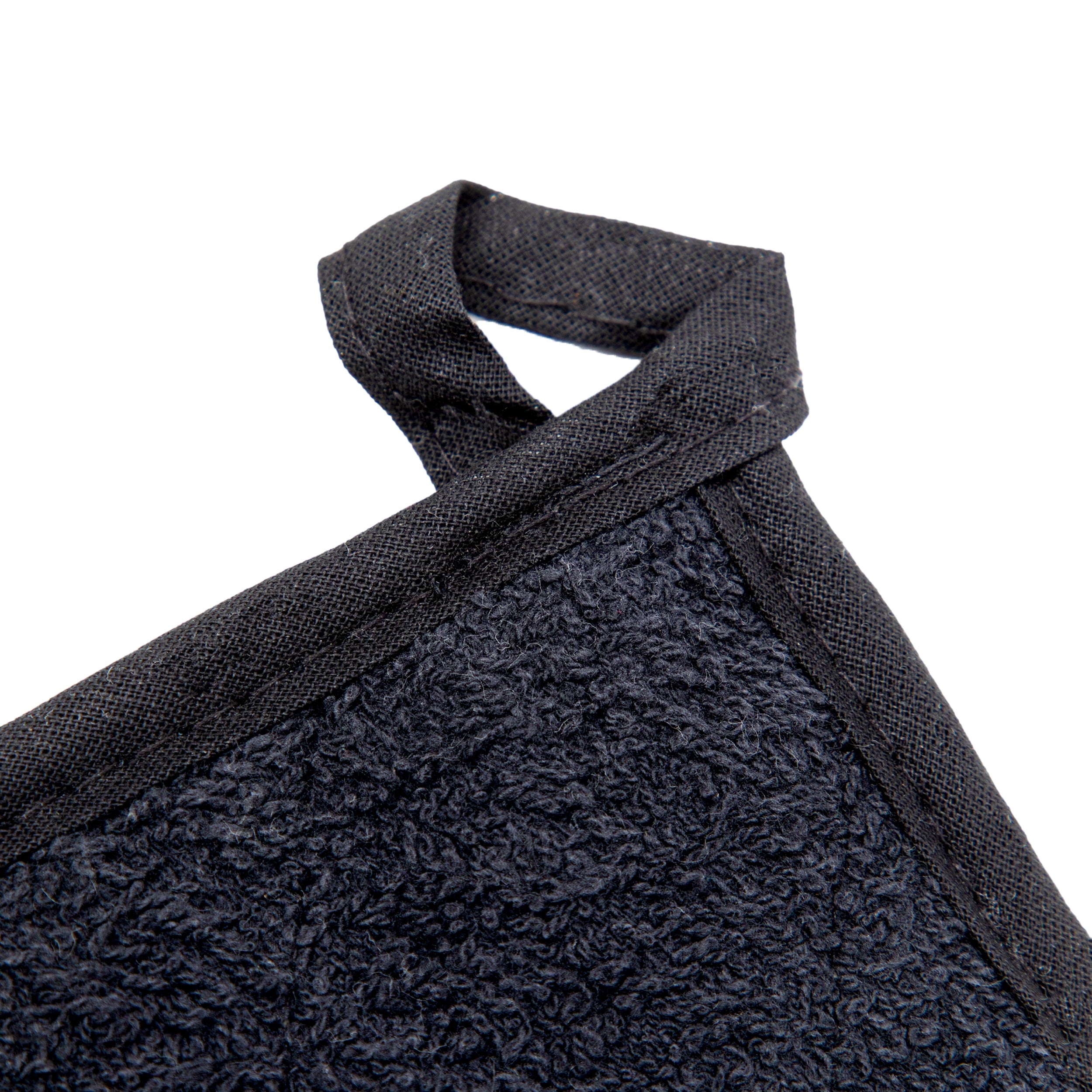 Arkwright Kitchen Pot Holders (12-Pack), 7"x7", 100% Cotton, Soft & Heat Resistant, Black