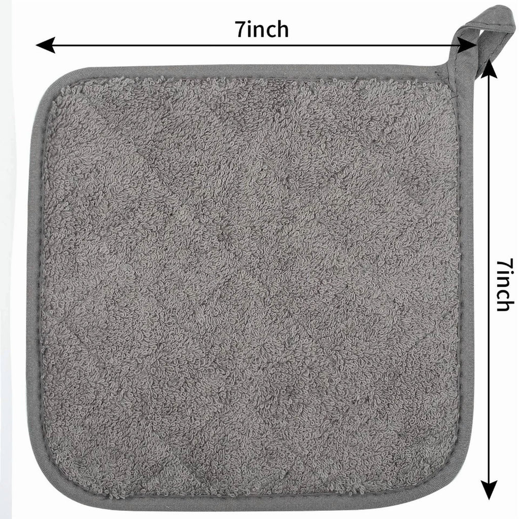 5 Pack Cotton Kitchen Pot Holder Heat Resistant Coaster Potholder For Cooking