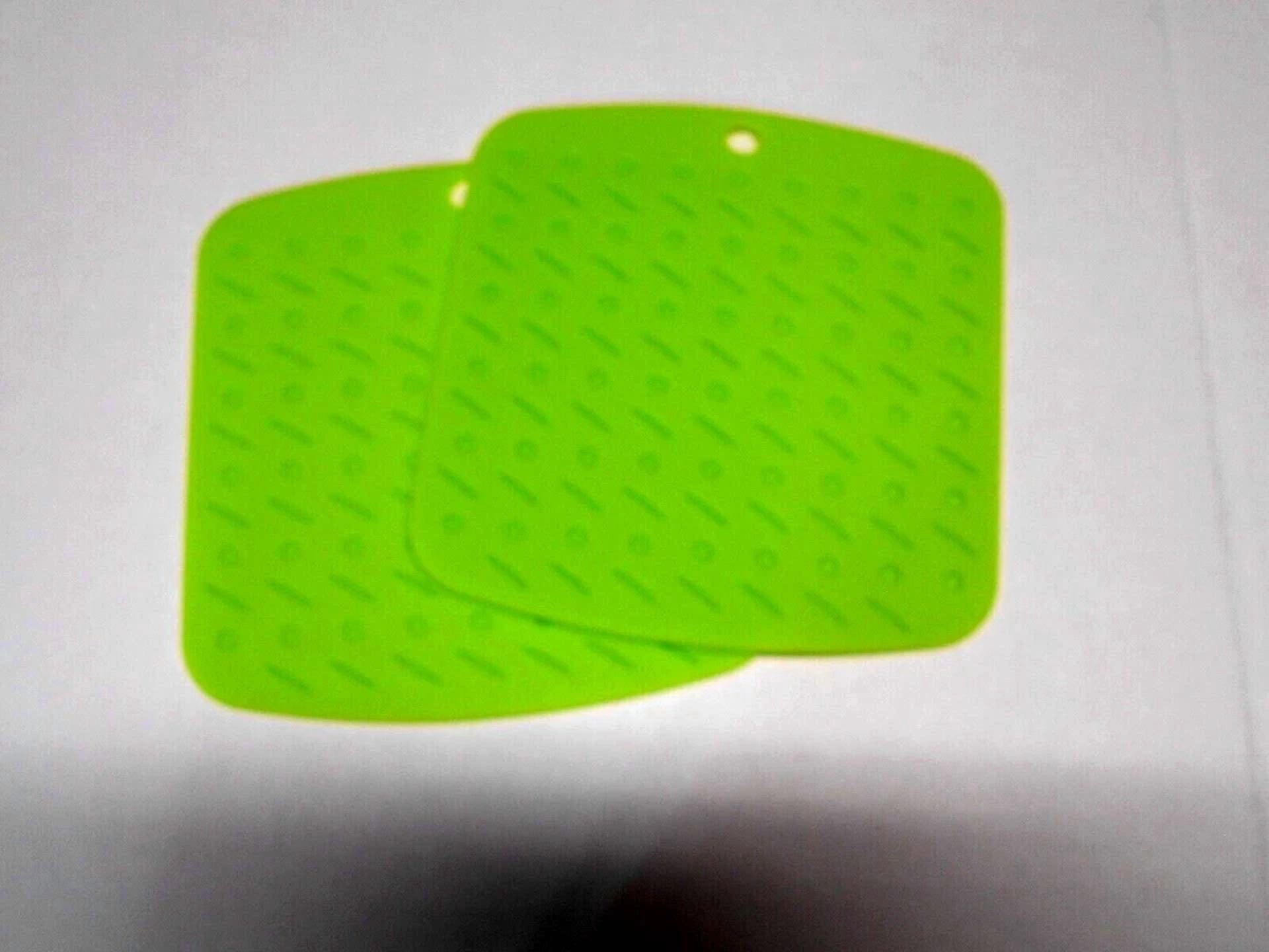 Silicone Pot Holder For Kitchen 7"X7" Multipurpose Heat Resistant 2 Pack Green