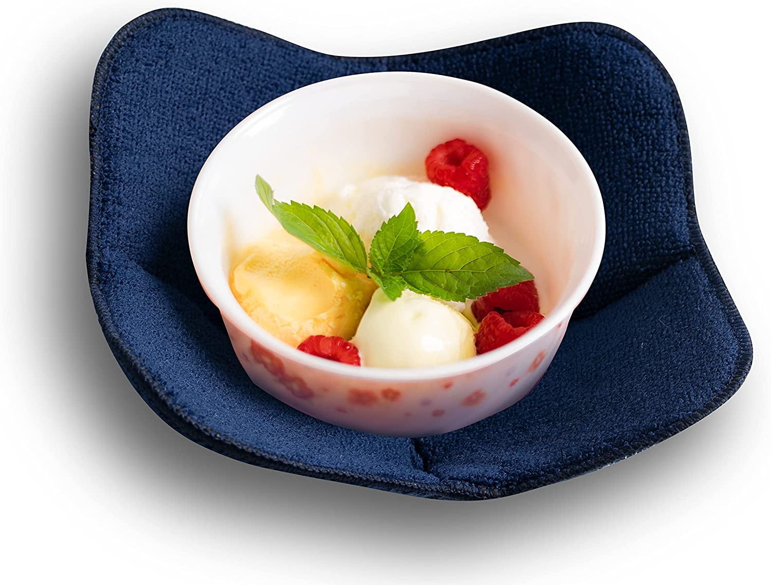 Aticca Blue Microwave Bowl Holders, 4 Count