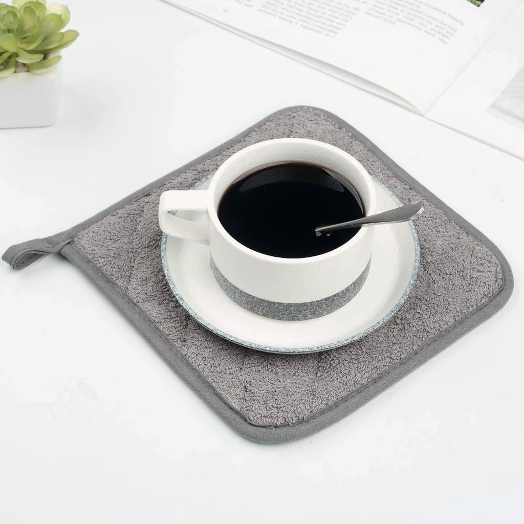 5 Pack Cotton Kitchen Pot Holder Heat Resistant Coaster Potholder For Cooking