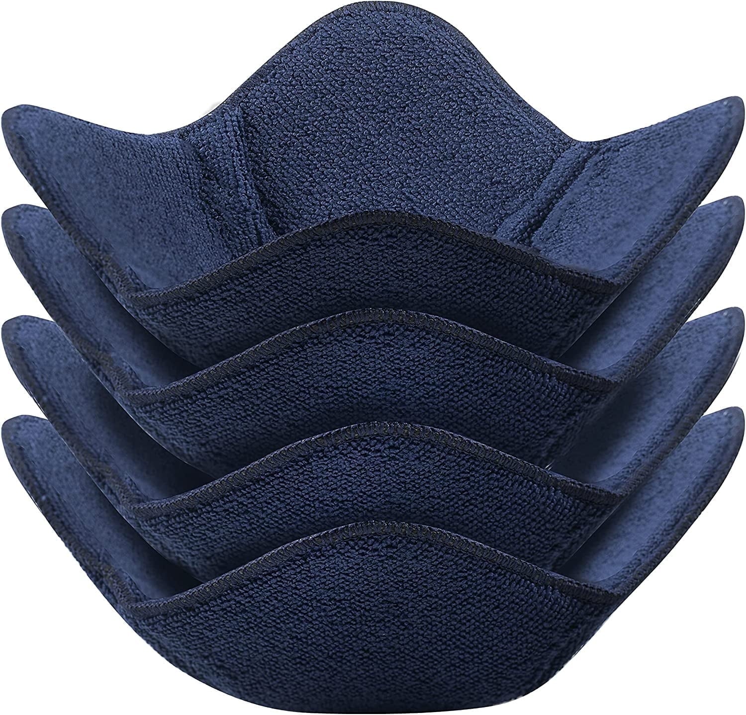 Aticca Blue Microwave Bowl Holders, 4 Count