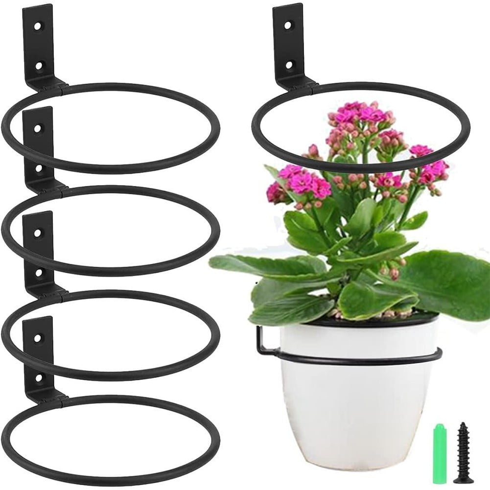 Fankenuo Effortless Setup Flower Pot Holder Rings with Flexible Arrangement Options 5in