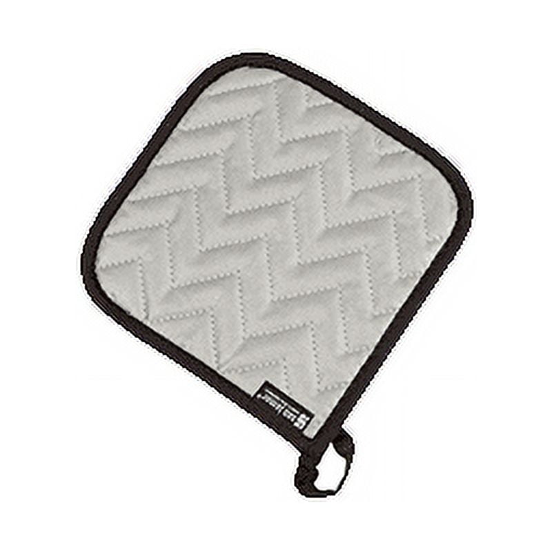 San Jamar Silicone/Cotton Pot Holder Gray, 7" Length x 7" Width | 12/Box