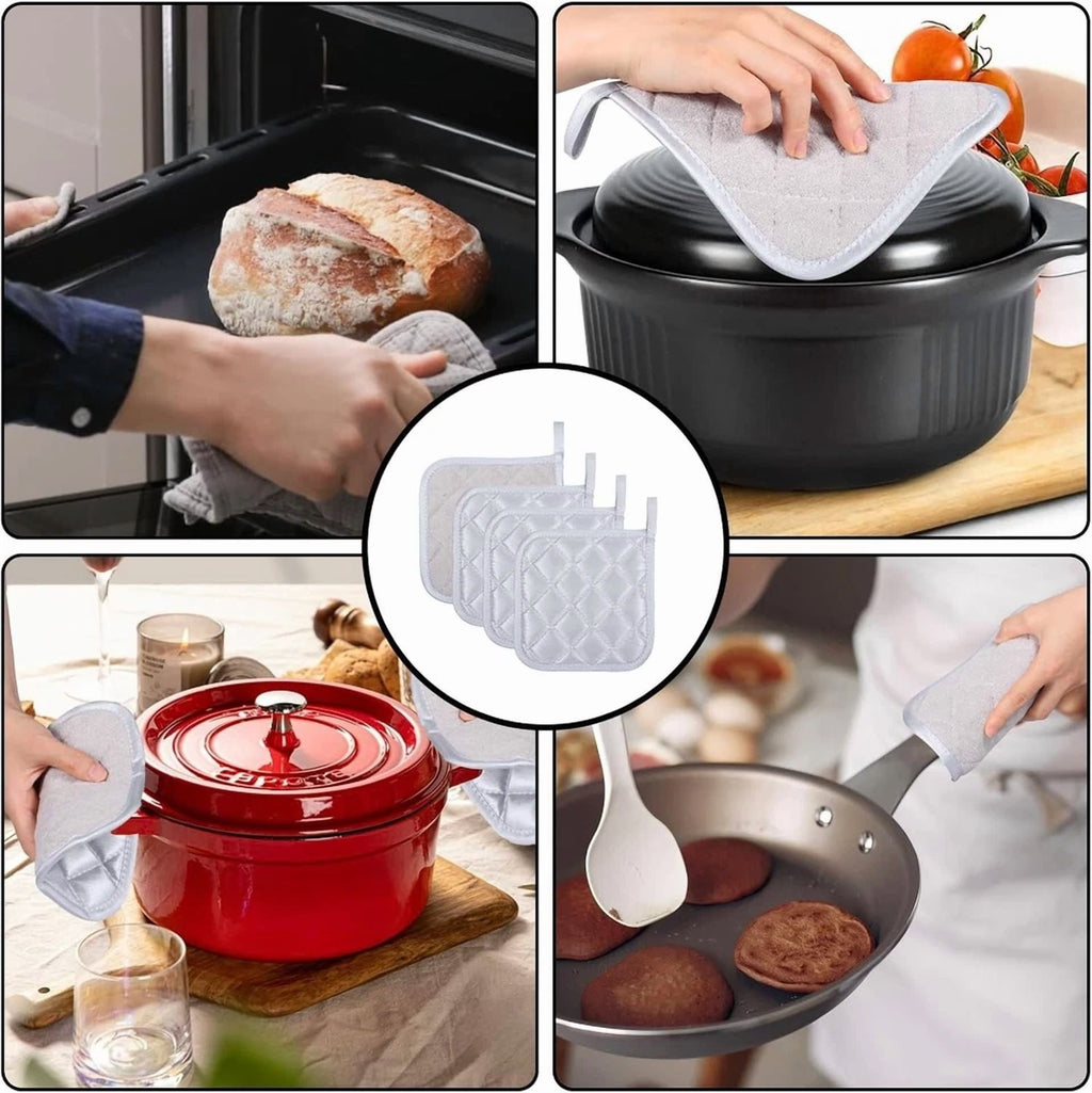 4 Pack Pot Holders For Kitchen Clearance, Hot Pads For Kitchen