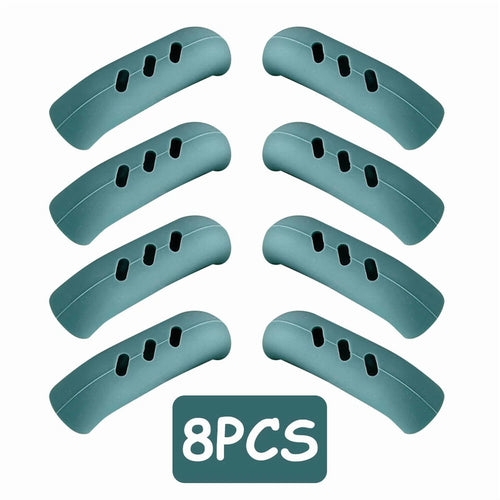 8Pcs Silicone Hot Handle Holder Kitchen Heat Resistant Fry Pan Sleeve Potholder